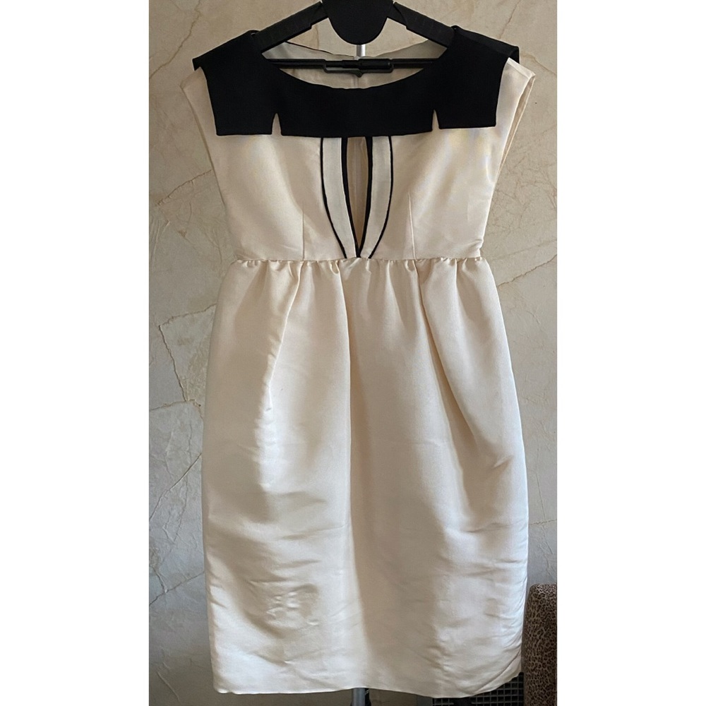 ❤️ HP ❤️ !!! Cream/Black Cocktail Dress - maternity